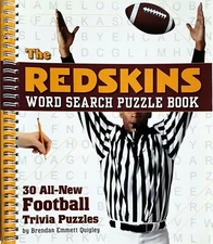 new WASHINGTON REDSKINS 2010 NFL Word Search Puzzle Book Football B. R. Quigley