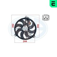 ERA LüFter MotorküHlung Passend FüR Peugeot 206 CC 206+ 352079