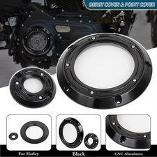 See Through Engine Derby Timing Timer Cover For Harley Touring Road Street Glide