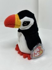 Collectible TY Beanie Baby Puffer the Puffin DOB November 3, 1997 PVC Pellets