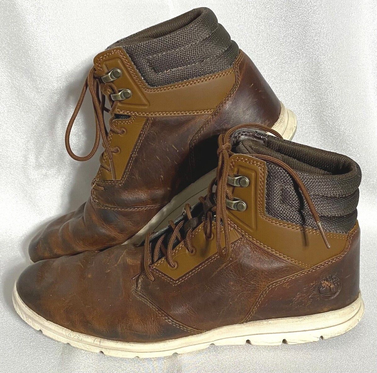 Timberland Rugged Defender ReBOTL Brown Leather Ankle Boots 