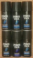 LOT OF 6 CANS Power Stick "Intensity" Deodorant Body Spray 2.8 OZ - BRAND NEW