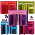 Visconti Fiji RFID Medium Womens Gift Boxed  Leather 9 Card Medium Purse