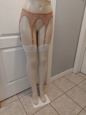 Pantyhose Victoria Secret   Stockings Color White Secret Garter Belt Kit Size D