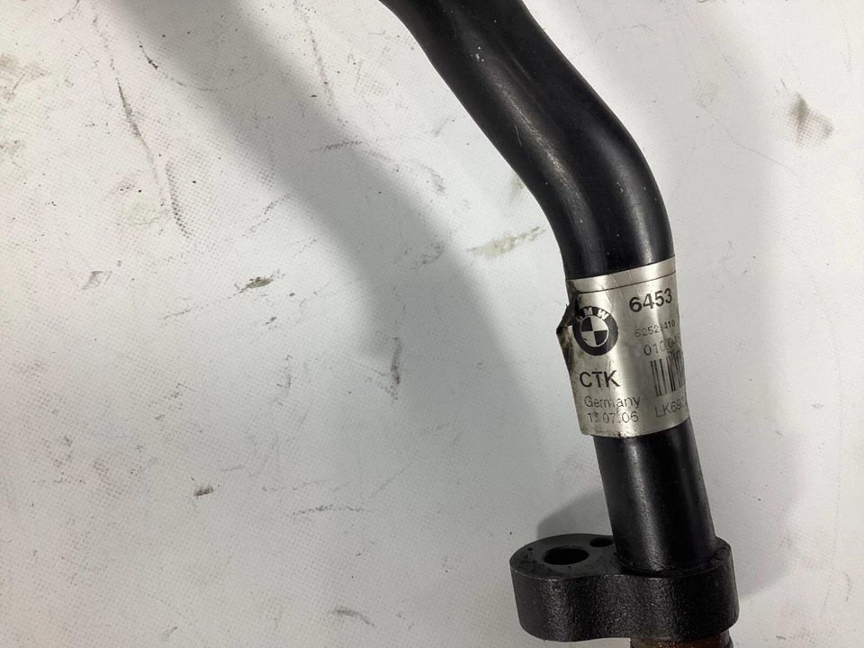 2006 - 2008 BMW 750i E65 AC A/C Evaporator Compressor Line Pipe Hose 6922694 OEM - Image 2 of 4