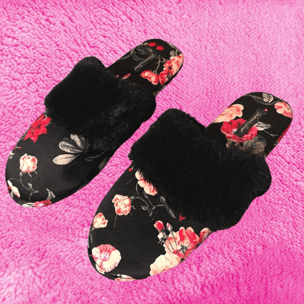 PANTOFOLA D’ORO Pantofole floreali romantiche Victoria's Secret