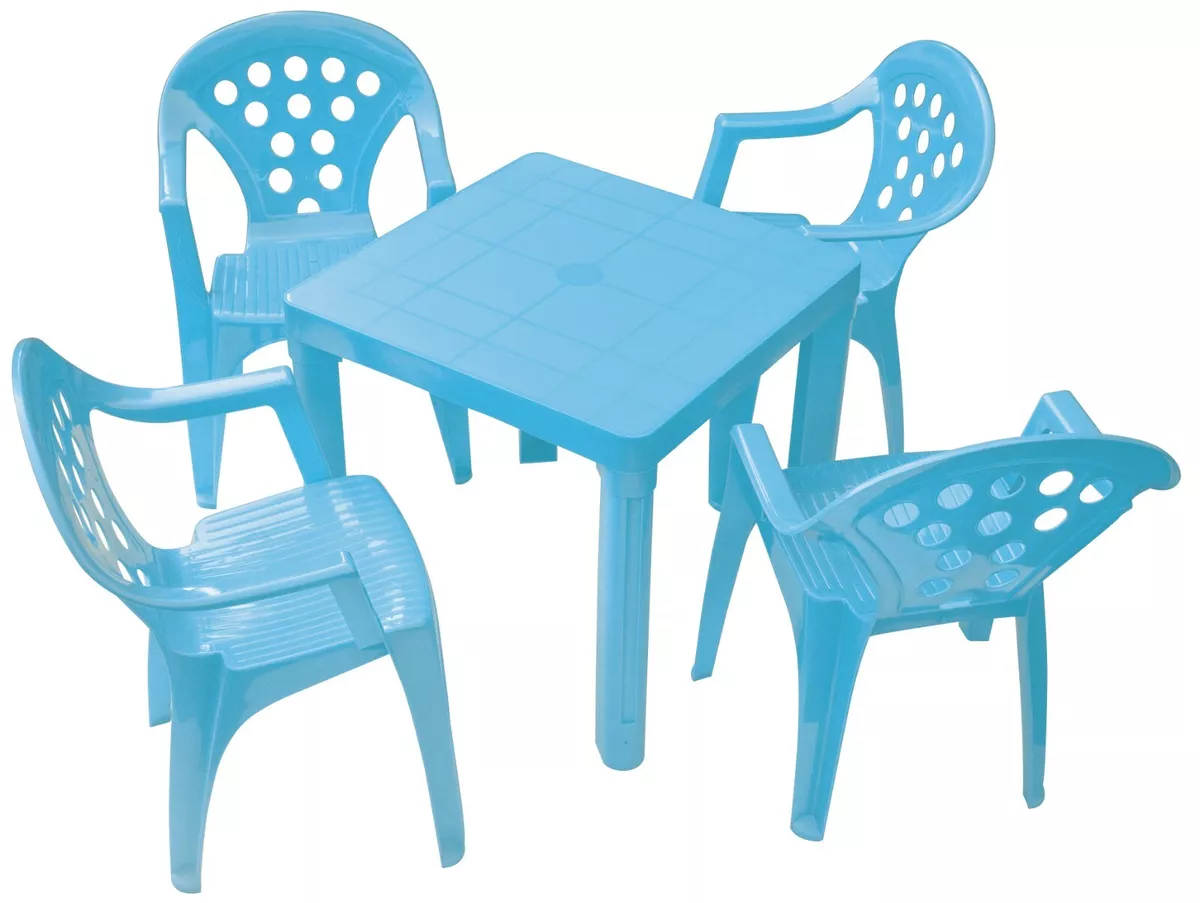 Price of plastic top table and chair