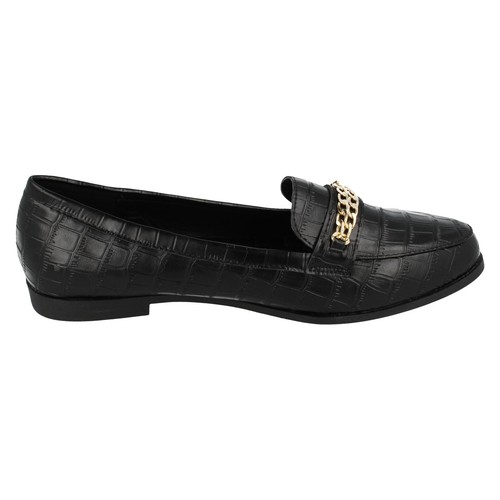 Zapatos planos de punto inteligente negros o crema para dama: F8R0537 - Imagen 7 de 18