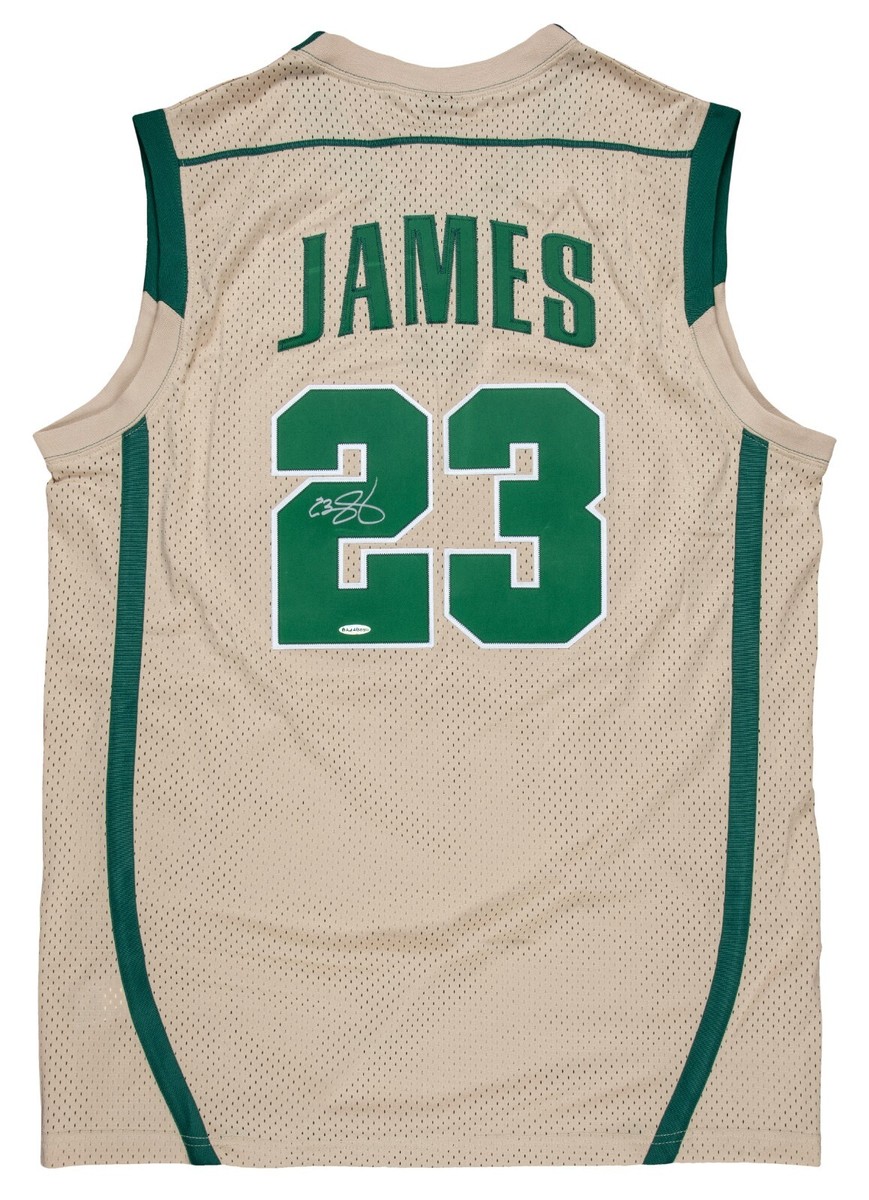 LeBron James Rookie Signed St. Vincent St. Mary High School Jersey