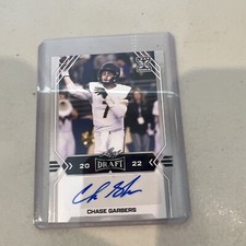 2022 Leaf Draft - Autographs #BA-CG1 Chase Garbers (AU, RC)