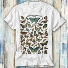 Butterfly Nos Bons Pappilons Encyclopedie T Shirt Meme Gift Top Tee Unisex 421