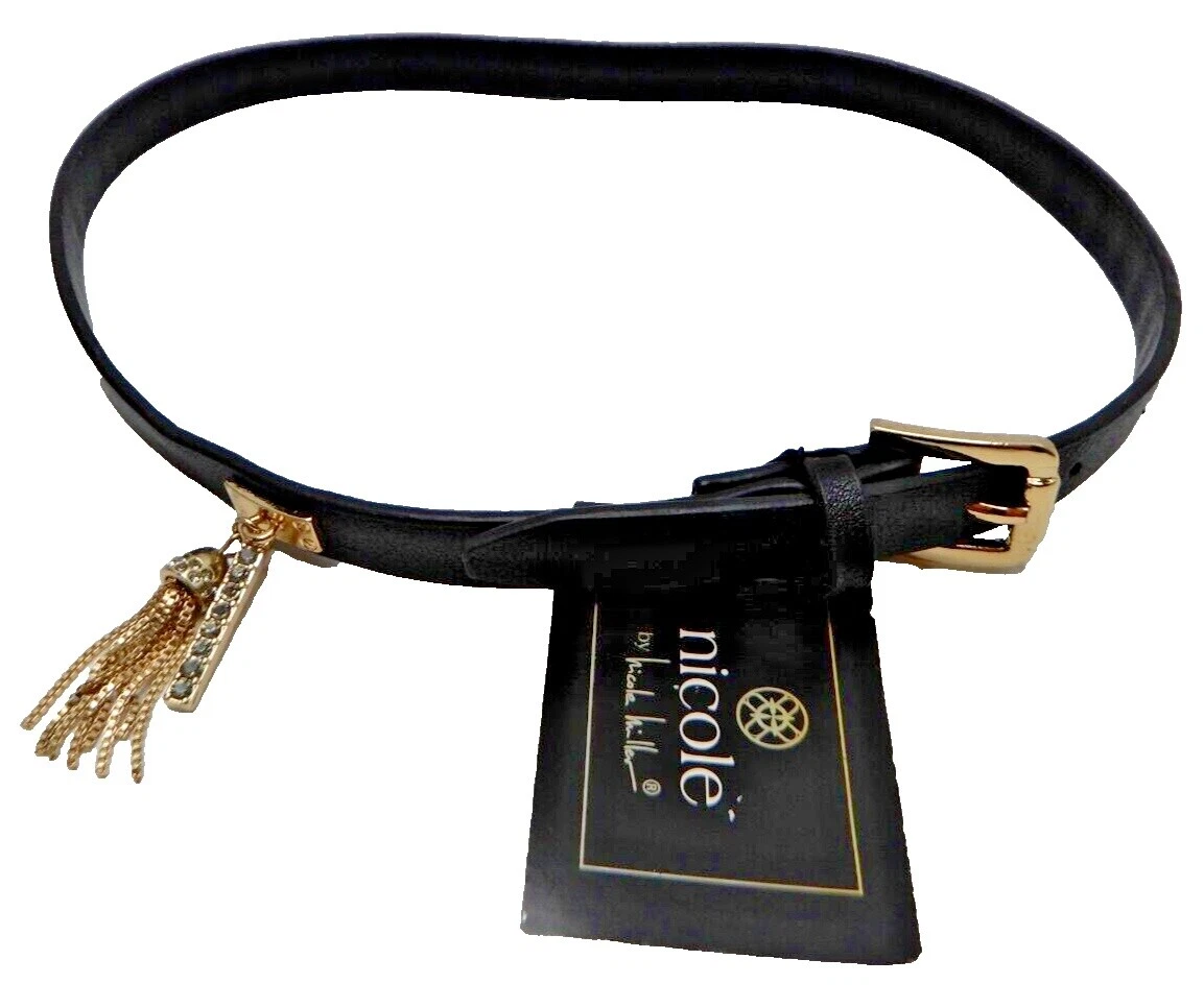 Модные ожерелья и кулоны с брелоками из черной кожи