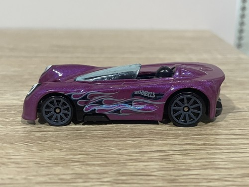 Hot Wheels - Monoposto - Púrpura con Gráfico - 1:64 - Fecha 2000 - Suelto USADO - Imagen 2 de 6