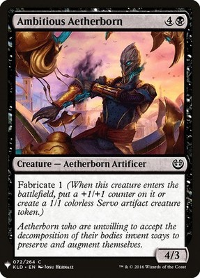 Ambitious Aetherborn The List Reprints Regular