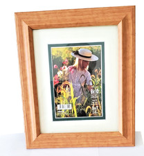 New Uniek Solid Wood 8  x 10  Photo Frame Matted for a 5  x 7  Photo