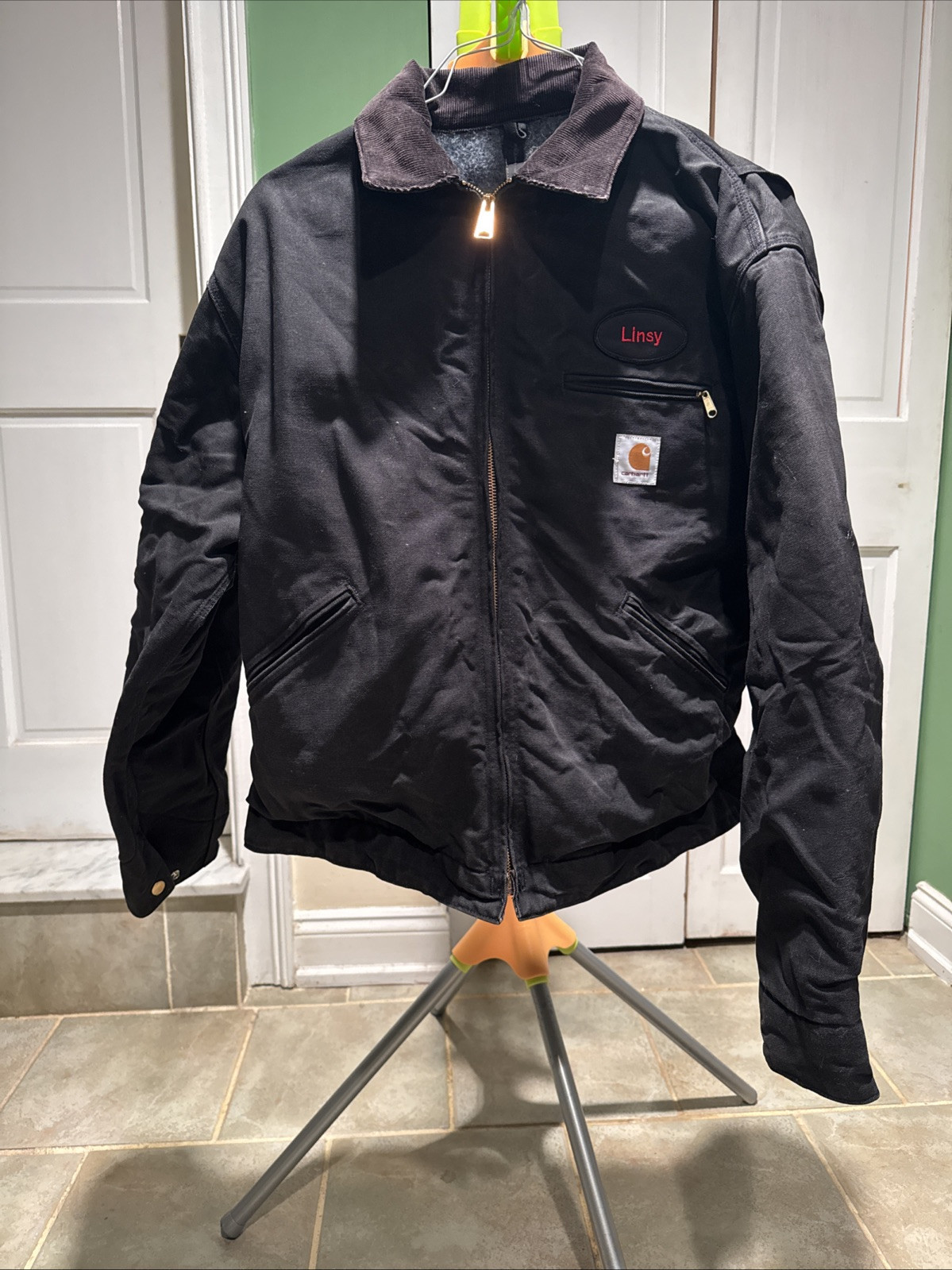 Vintage Carhartt J01 BLK Black Detroit Blanket Lined Jacket Vintage Carhartt J01 BLK Black Detroit Blanket Lined Jacket