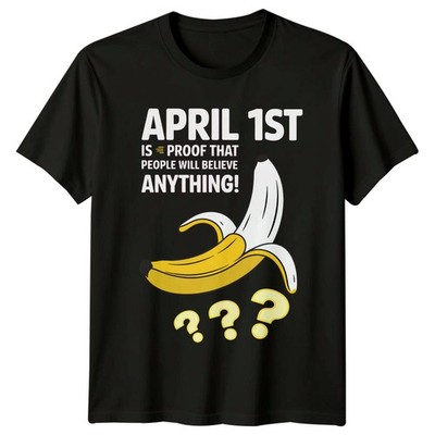 1. April Is Proof That People T-Shirt Streich Humor Aprilscherz