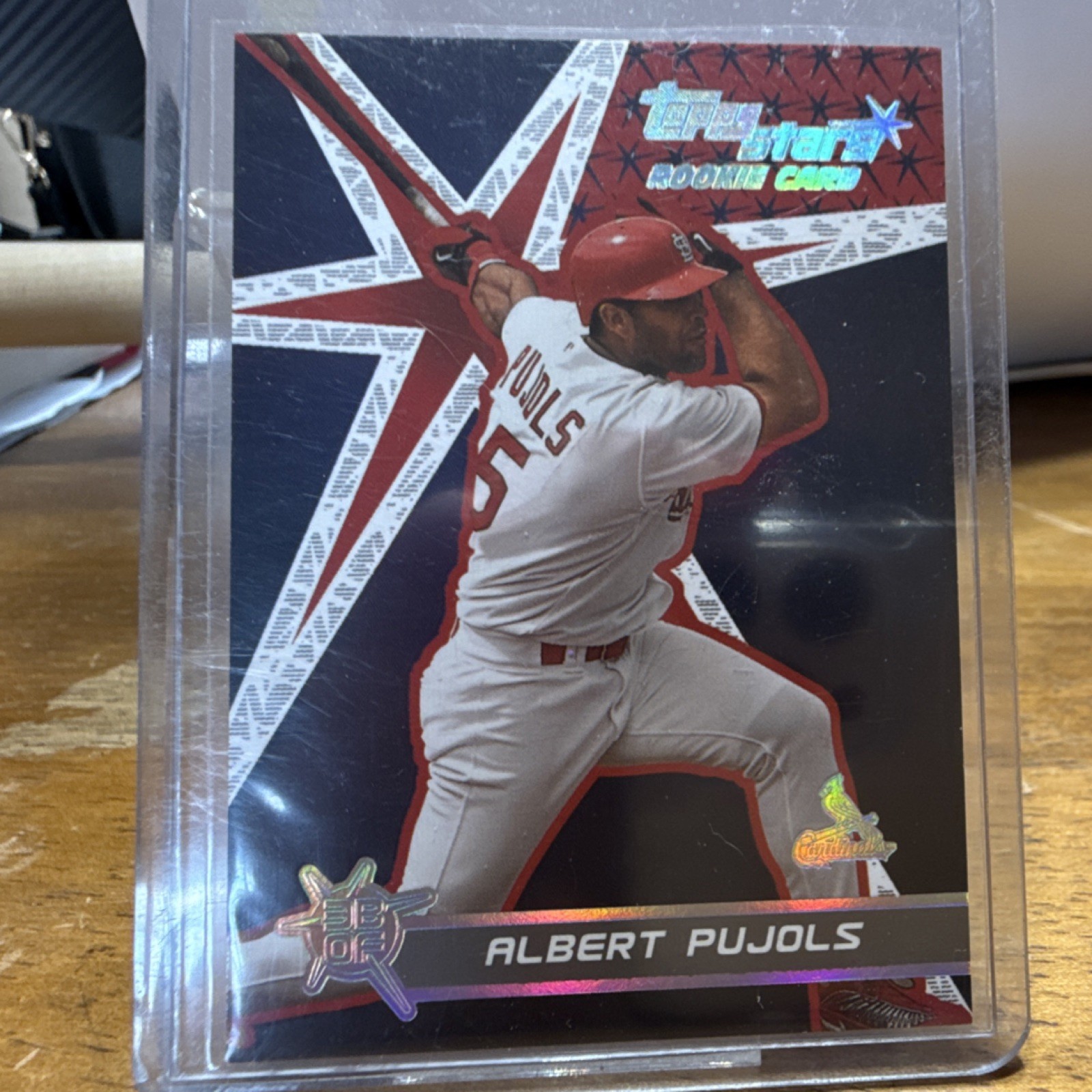 Topps 2001 Stars #198 Albert Pujols Rookie St. Louis Cardinals Baseball Card