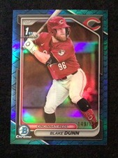 2024 Bowman Chrome Blake Dunn Blue Reptilian /150 #BCP-187