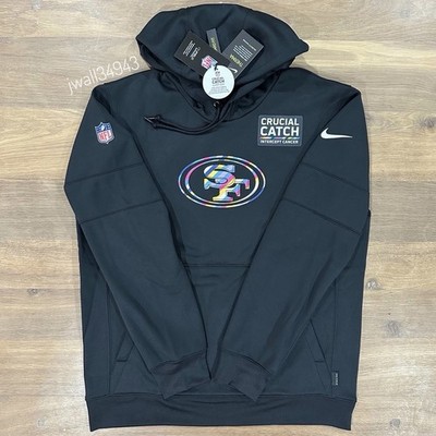 AUTHENTIC Nike San Francisco 49ers Crucial Catch Hoodie Men's