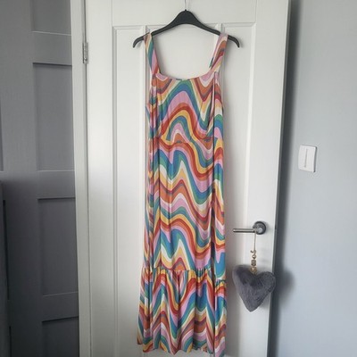 papaya matalan strappy dress size 12 