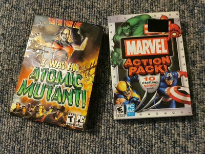 Marvel Action Pack - 10 PC Games - And I Was An Atomic Mutant Games