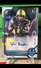 2022 Bowman Chrome U- Tyler Badie Prospect Auto #BCPA-TB Lava Refractor /199