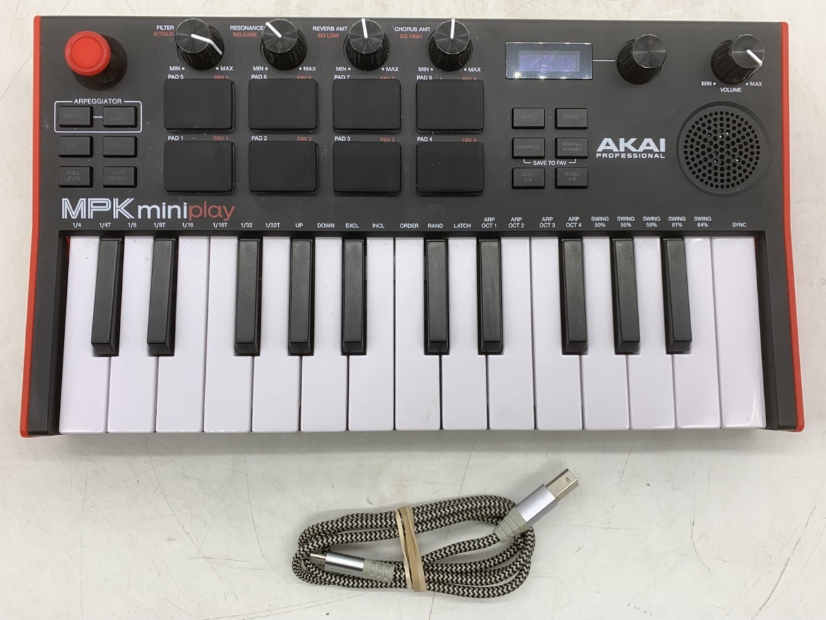 Akai Mpk Mini Play MK3 Professional Portable 25 Key Controller (GAL157986)