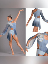 Revolution Tenth House dance solo costume blue dress lyrical DAWN TH23096 MA adl