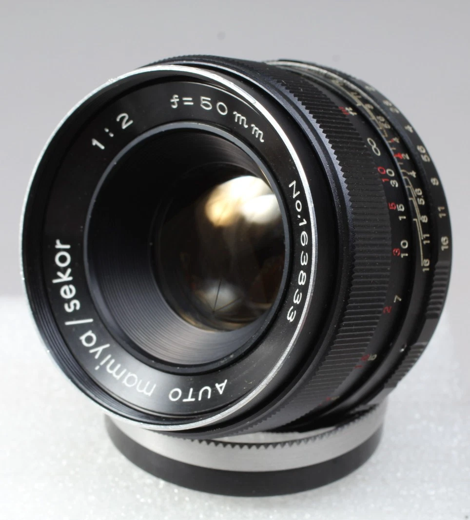 レア？純正付属品付　MAMIYA 50mm f2 m42マウント AUTO mamiya/sekor 50mm f2 前期 M42 Review作例 富岡製銘玉おすすめ神