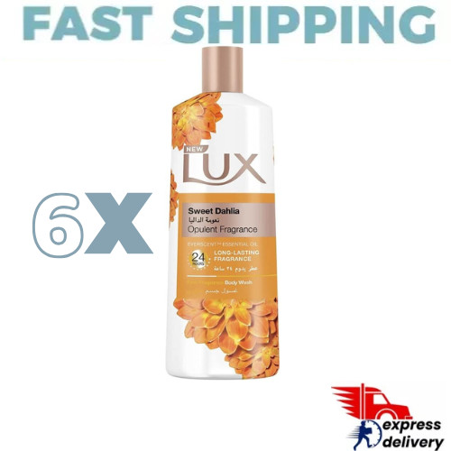 6X LUX Shower Gel Sweet Dahlia For 24 Hours Long Lasting Fragrance, 500ml