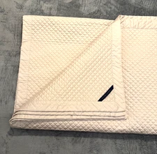 Ralph Lauren Quilted Sateen Argyle Quilt, Full/Queen -