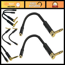 1/4" TRS 6.35mm Male to 3.5mm Female Stereo Audio Adapter - Headphone Connector