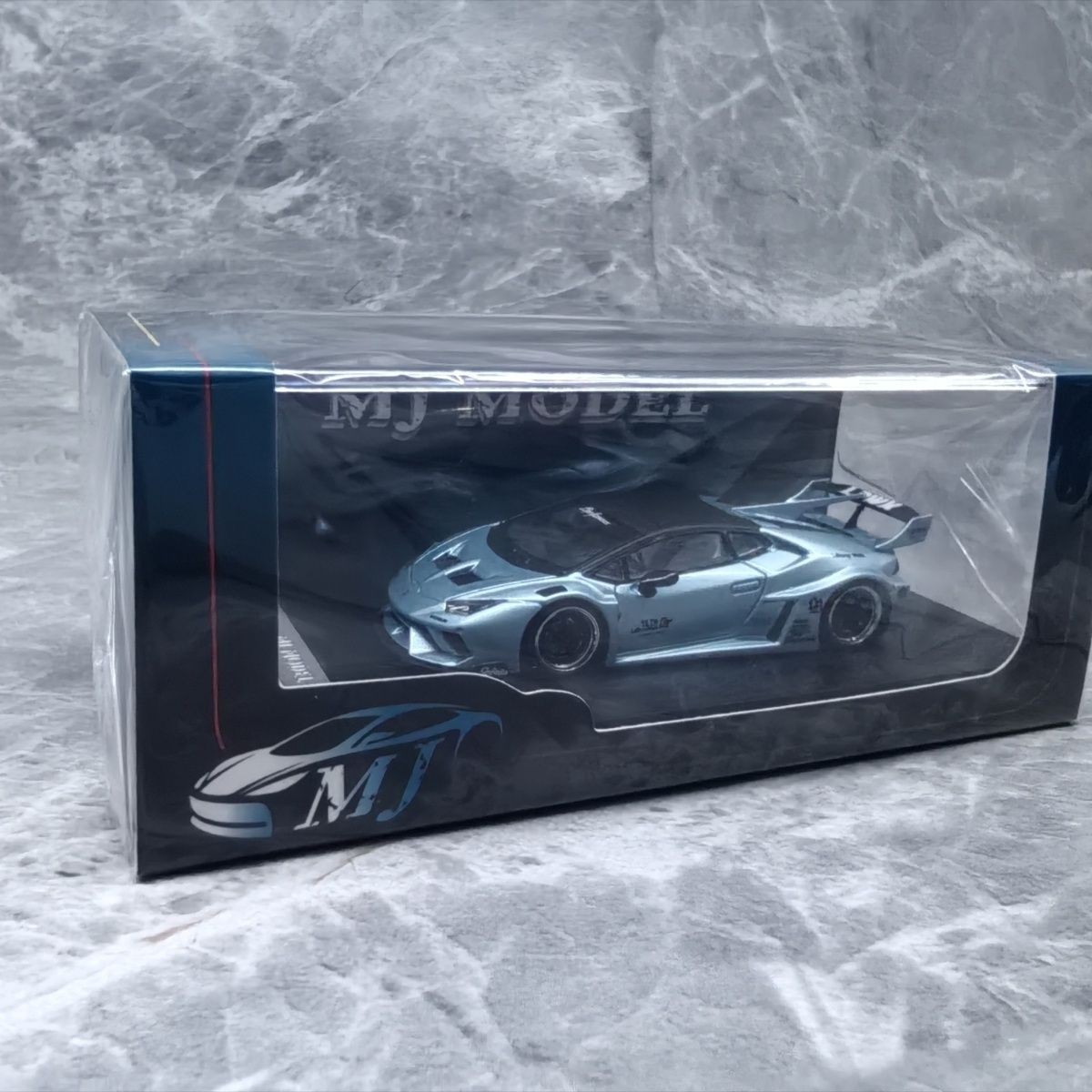 MJ MODEL 1/64 Huracan Diecast Car Toys Alloy Collectible Gift Blue