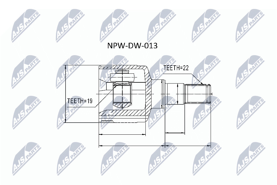 Nty Joint Kit OE Zu Vergl.: 51613H1000, 14-306752, VKJA8828 Interior For Daewoo - Image 3