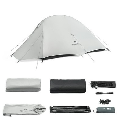 Naturehike 1-2 People Cloud up UL Tent, Rainproof PU1500mm & Windproof Upgrad...