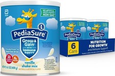 Exp 6/2027- PediaSure Grow Gain Powder Vanilla 14.1 oz 6 Pack FREESHIP