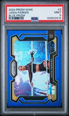 2024 PANINI PRIZM WWE BLUE PRIZM #2 JAIDA PARKER 47/199 PSA 9 | eBay