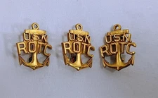 Vintage USN ROTC Anchor Pin Lot US Navy AE Co Insignia