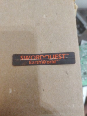 Authentic Swordquest Earth World Atari 2600 End Label