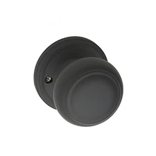  CK2090BC Colonial Door Knob, 1 Count Black Dummy
