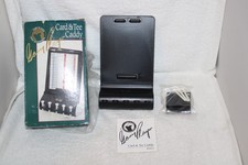 Gary Player Card Tee Caddy, EUC, 9012, E B Giftware, 1992