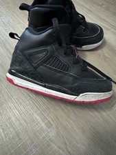 Jordan Black and Pink Sneakers Little Girl Size 7c Pre-Owned
