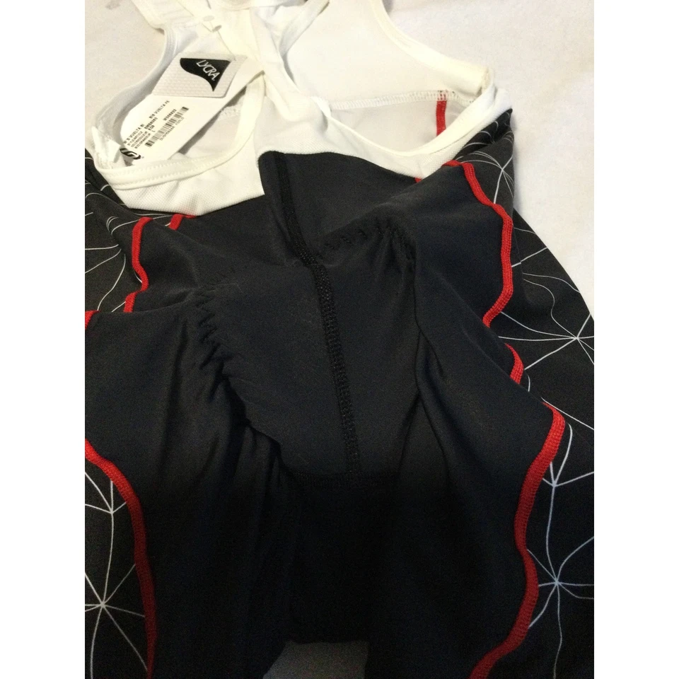 Женские велосипедные шорты-комбинезон Louis Garneau размер Large черные красные Mickey Mouse - Изображение 2 из 4