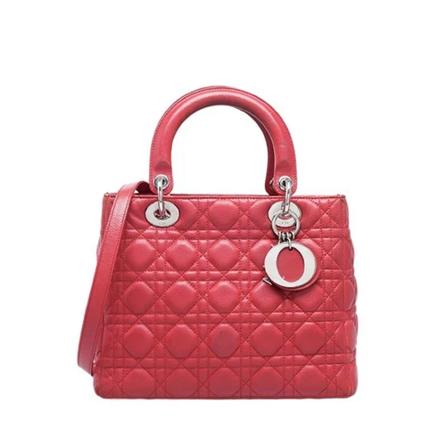 Sac fourre tout moyen Dior Red Lady argent 12345 118577782