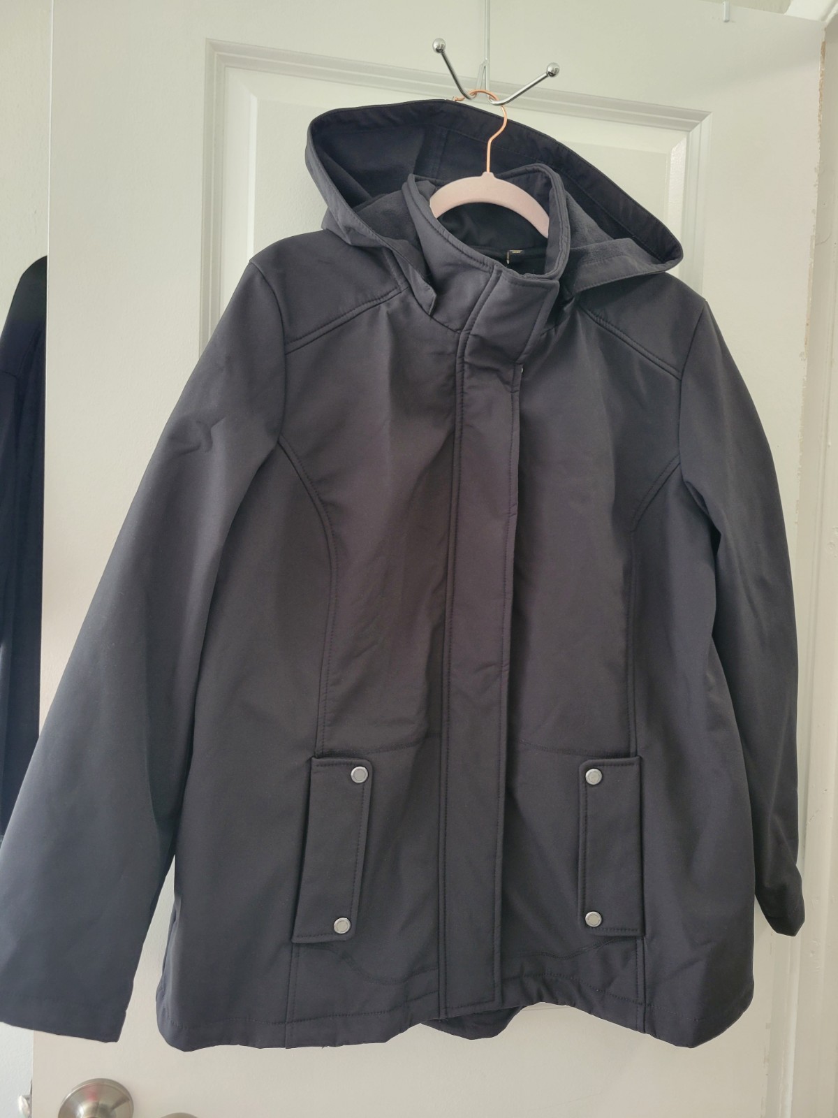 Cute Black Jacket Waterproof On Sale!