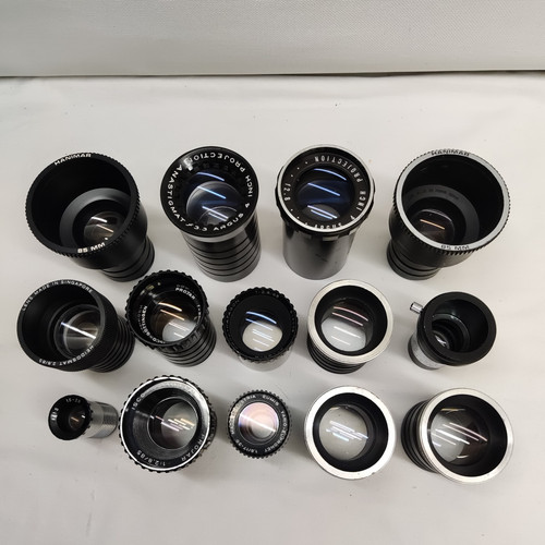 JOB LOT 14 PROJECTION LENS ISCO-GOTTINGEN EUMIG ALDIS HANIMAR VINTAGE