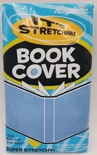 It's Academic Stretchable Book Cover Light Blue New