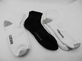 Club Room Men's Solid Ankle Socks 3 Pairs
