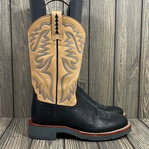 Ariat Women Cobalt Roper Work Western Boots Farm Ranch Black Tan Teal Sz 6 17841